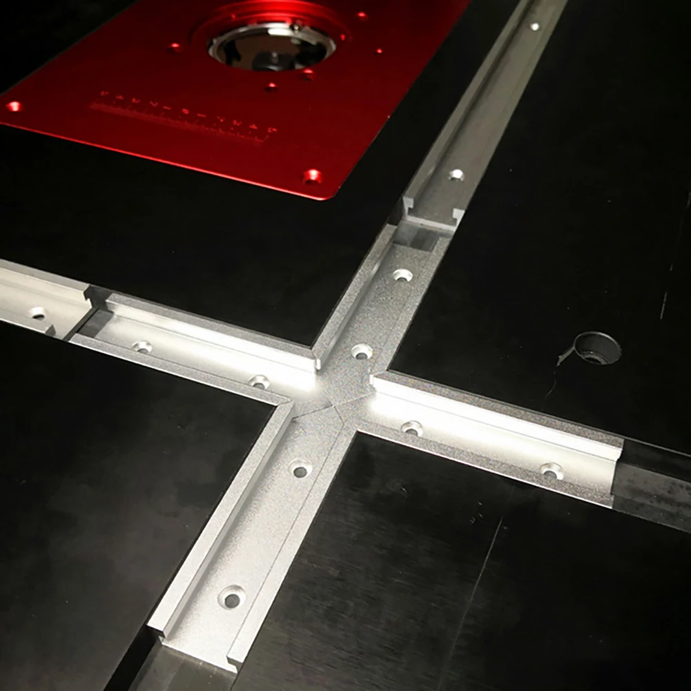 Woodworking Tool Track Jig Intersection Chute 30 Type T-Track Aluminum Slot Miter  For Electric Circular Saw Flip Table Tools