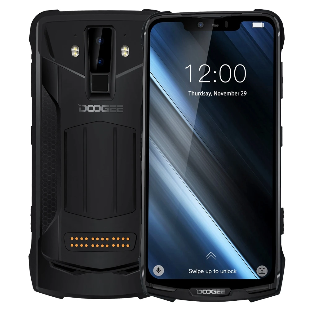 Black Color Doogee S90C 4 Гб 64 Гб 4G Lte разблокировка лица отпечаток пальца ID телефон 6,1" OTG NFC Беспроводная зарядка Android 9,0 5050 мАч смартфон - Цвет: Black Color