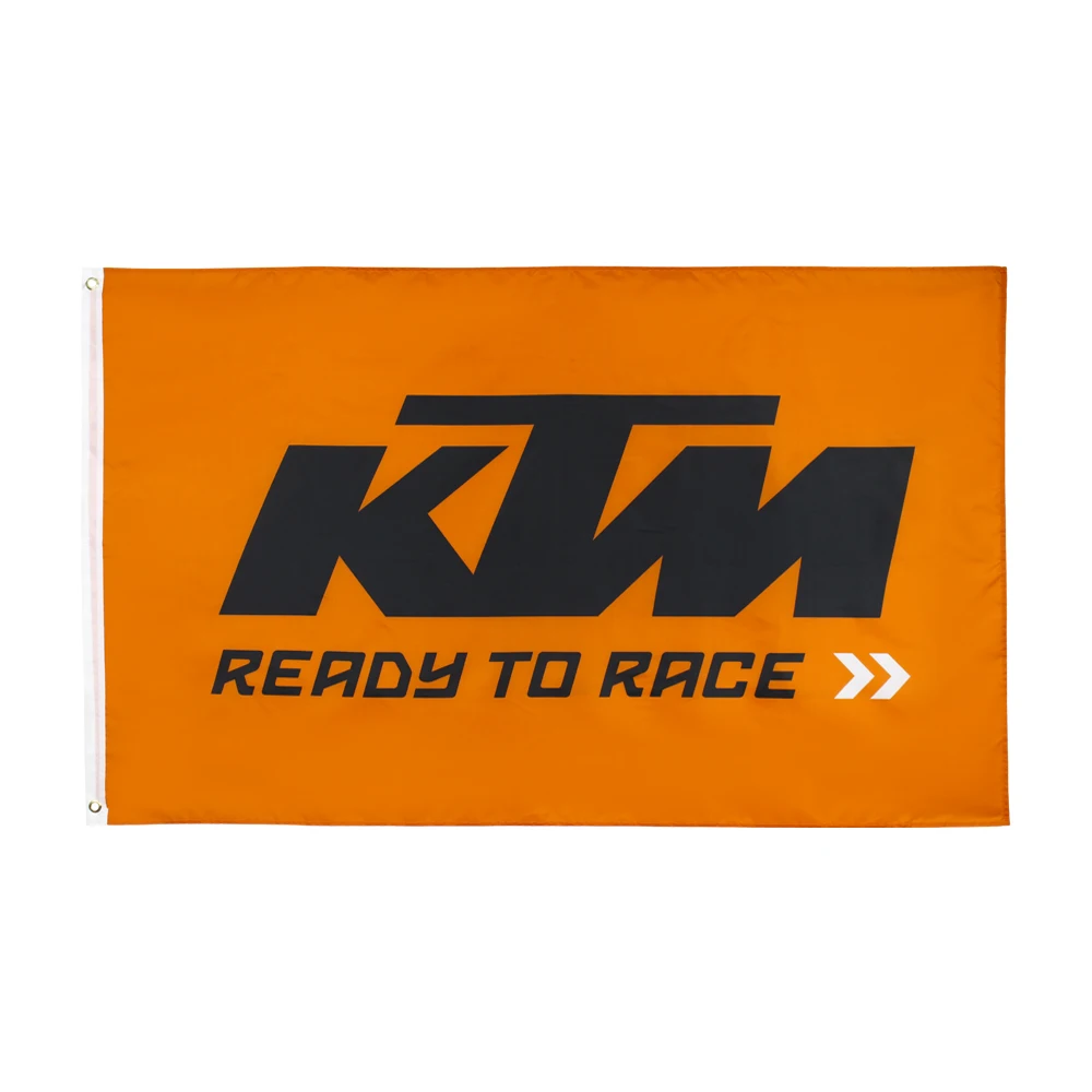 Коллекция 90*150 см ktm Гоночный флаг для украшения|Флаги баннеры и аксессуары| |