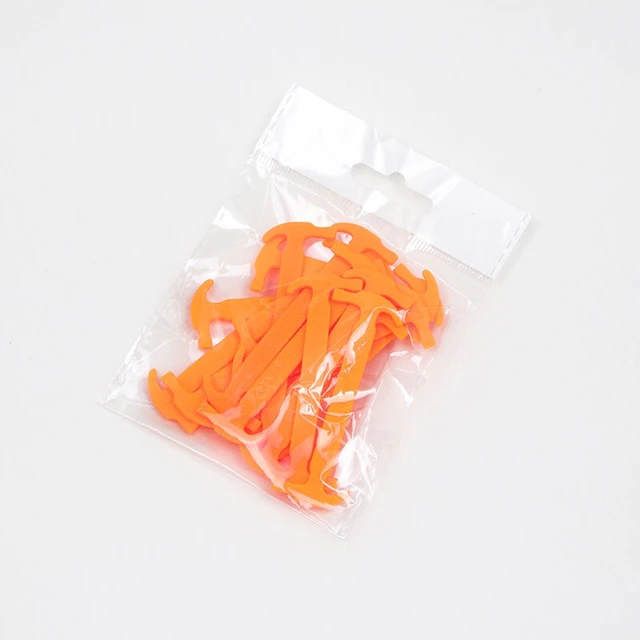 16pcs/set Silicone Shoelaces Elastic No Tie Shoe Laces Kids Adult Fashion Hammer Type Running Sneakers Shoelace Lazy Shoes Laces Orange