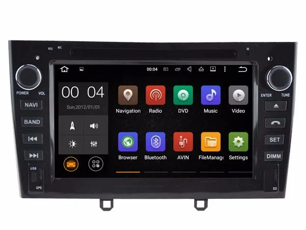 Четырехъядерный Android 9,0 автомобильный DVD gps Радио Навигация для peugeot 308 408 с 4G/Wifi, DVR OBD Зеркало Ссылка 1080P