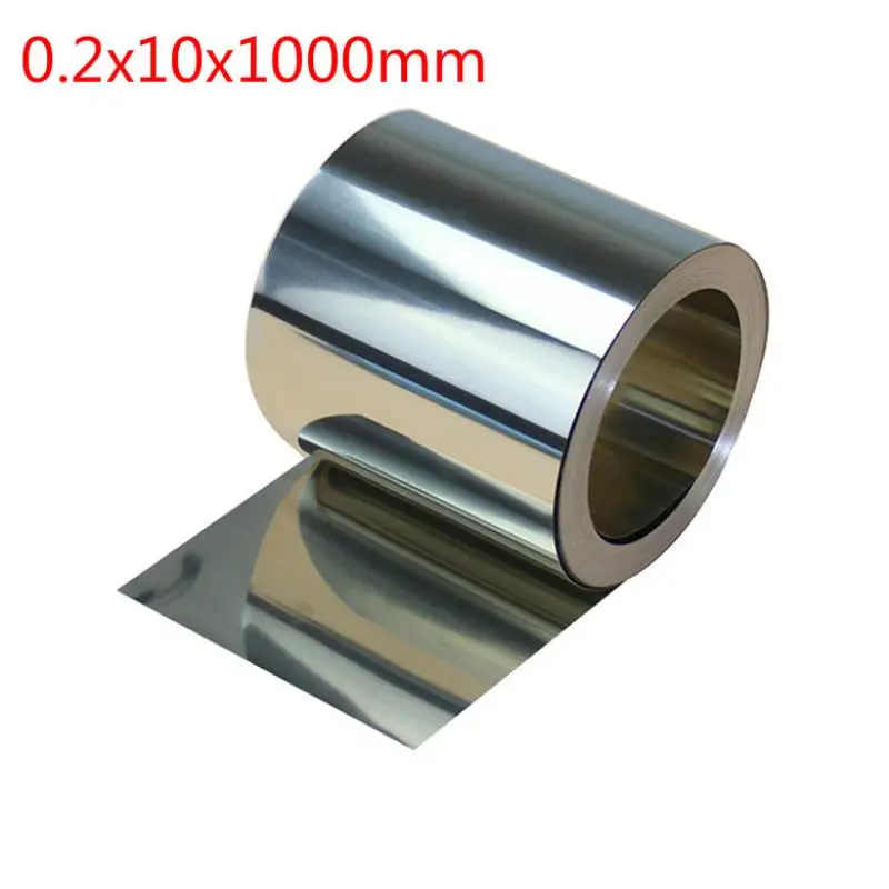 0.2mm thickness 304 stainless steel thin plate silver foil 1pcs for electronic equipment stainless steel plate