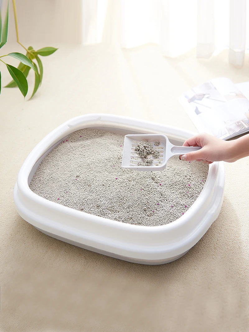 Cat Litter Box Cat Dog Tray Teddy Anti-Splash Toilette with cat litter shovel Puppy Cat Indoor Home Sandbox Pet Dog Toilet Cat Litter Box Cat Dog Tray Teddy Anti-Splash Toilette with cat litter shovel Puppy Cat Indoor Home Sandbox Pet Dog Toilet