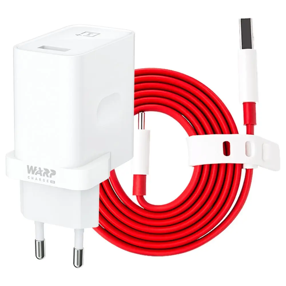 Официальный OnePlus Warp Charge 30 адаптер питания ЕС зарядное устройство 30 Вт x1 150 см кабель type-C x1 - Цвет: Cable 1m Charger