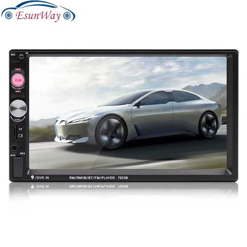 

LTBFM 2din Radio Car 7023B 7" Touch Screen In Dash Auto audio MP5 Autoradio Bluetooth Rearview Camera with Remote Control