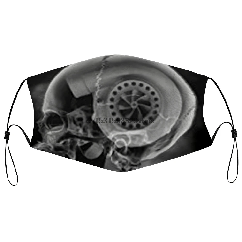 Пылезащитная маска с фильтром для мужчин Turbo Skull X Ray до 3 новинка женская и мужская