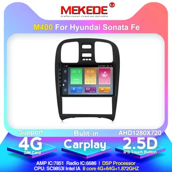 

MEKEDE M400 Android 10.0 IPS Car GPS Navigation Radio Multimedia Player for Hyundai Sonata 2003-2012 support Carplay TPMS DVR