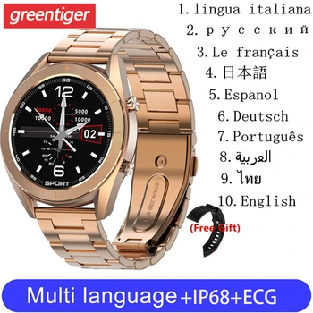 

DT99 Bluetooth Smart Watch Men ECG Detection IP68 Waterproof Multiple Fitness Tracker Long-life Battery VS DT98 K88H Smartwatch