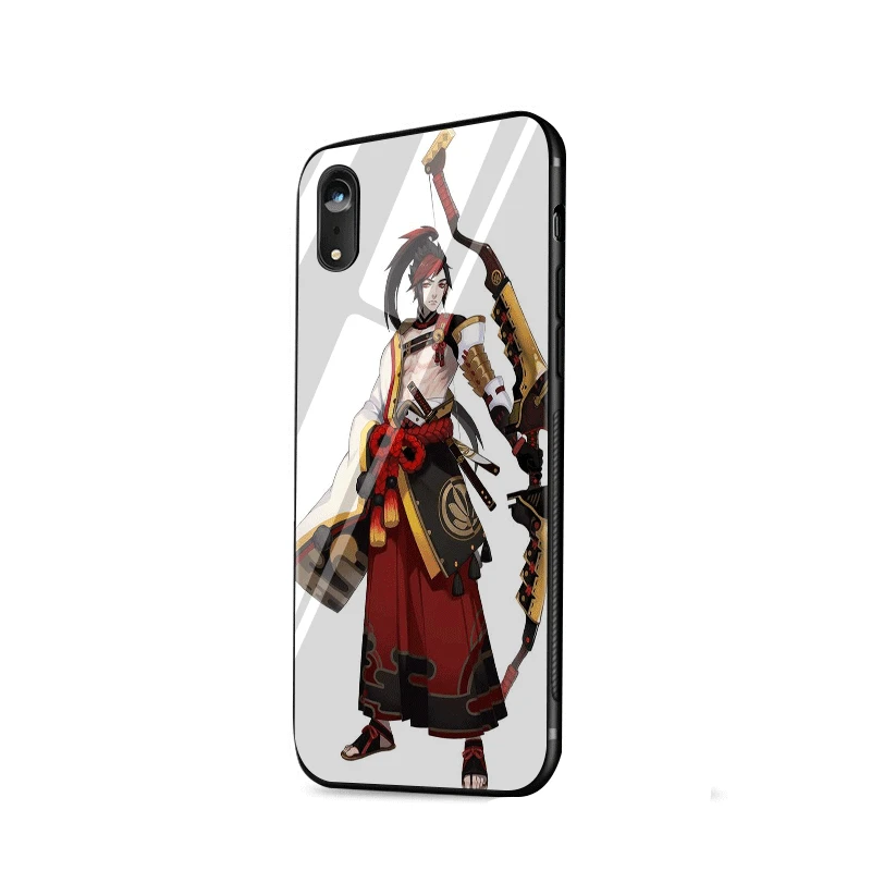 Чехол для мобильного телефона стекло для iPhone XR X XS Max для iPhone 7 8 6 6s Plus 5 5S SE чехол Minamoto Hiromasa Arena Monogatari - Цвет: G3