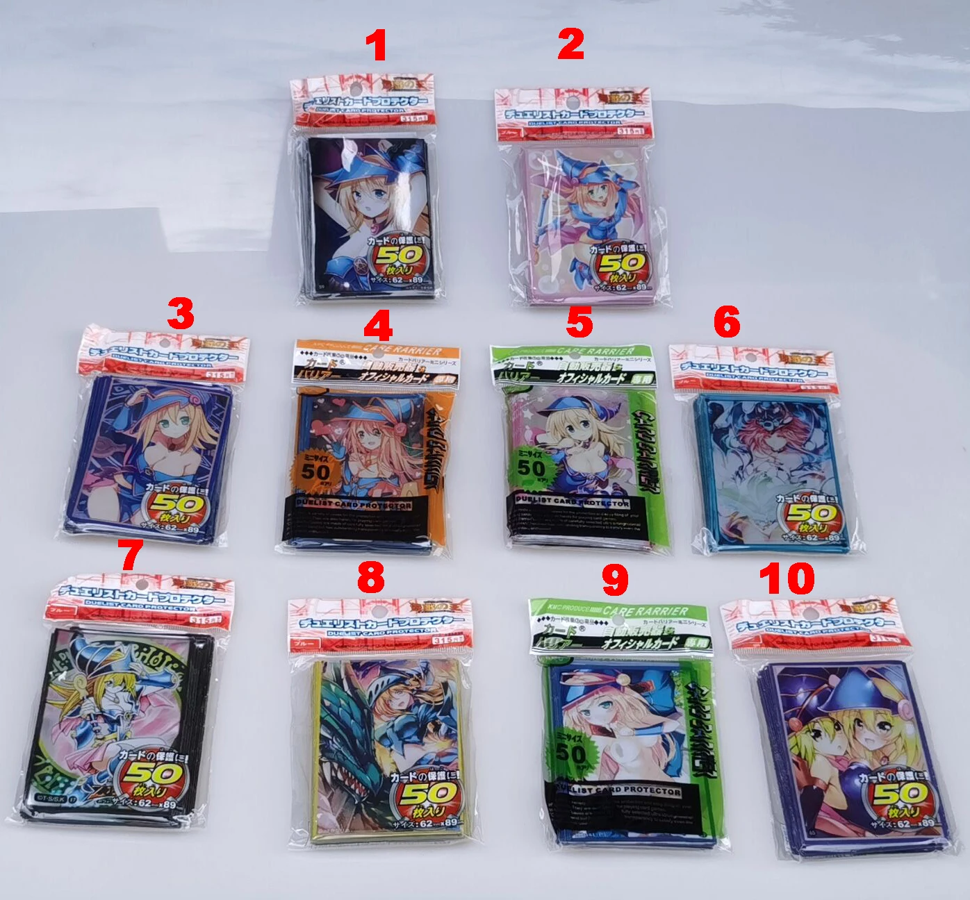 YU-GI-OH! Pochettes pour cartes Magician Girl : : Jeux et Jouets