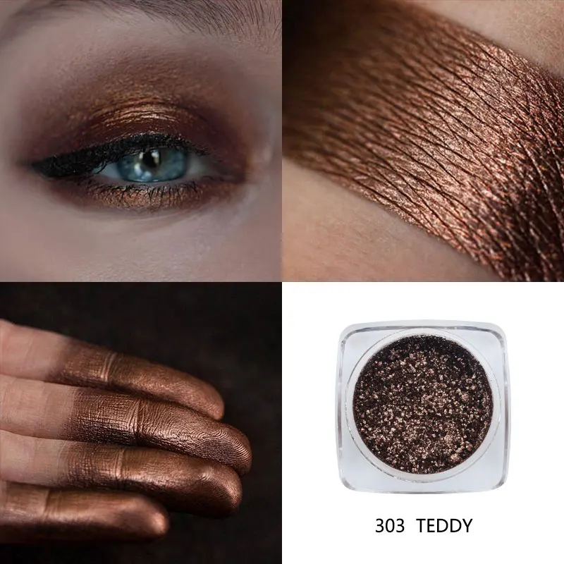 brown sparkle eyeshadow