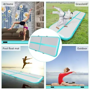 

Free Shipping 3x1x0.1m Inflatable Air Track Tumbling Mat Gymnastics Equipment Taekwondo Mat Gym For Cheerleading,Beach,Yoga Mat