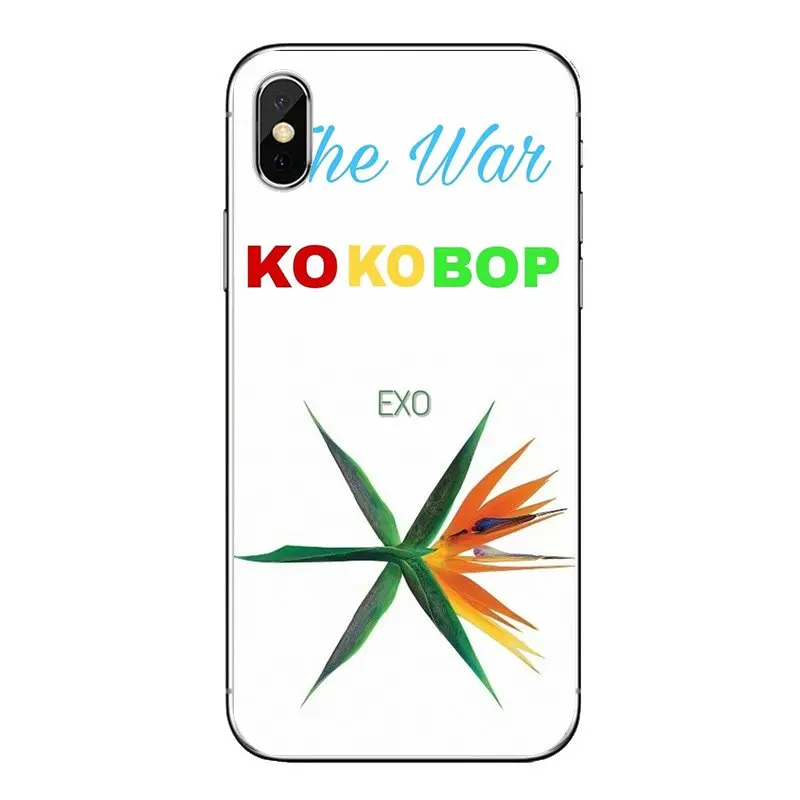 Прозрачный мягкий чехол kpop EXO KOKOBOP logo для Xiaomi Mi3 Samsung A10 A30 A40 A50 A60 A70 Galaxy S2 Note 2 Grand Core