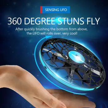 

TL954063 Anti-collision UFO Mini RC Hand Drone Helicopter RC Quadcopter Sensing and Lights Indoor Toy Four-axis UFO mini drone