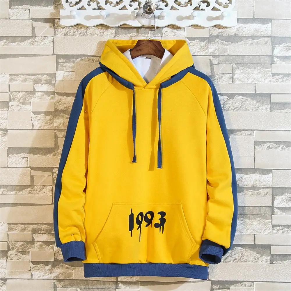 

Новинка, хит продаж, мужская толстовка с капюшоном с принтом в стиле пэчворк, с длинным рукавом, толстовки с капюшоном, повседневные трендовые уличные толстовки, модные хлопковые осенние толстовки