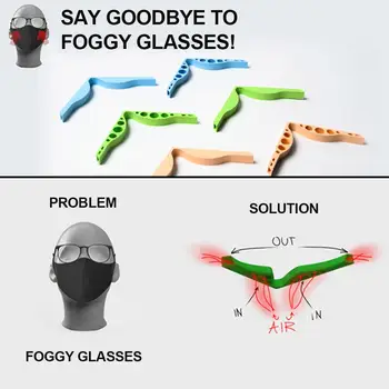 

8Pcs Rubber Anti-Fogging Nose Bridge Pads Cushion For Mouth Face Cover Bracket Protection Strip Inner Support Frame Mask Holder