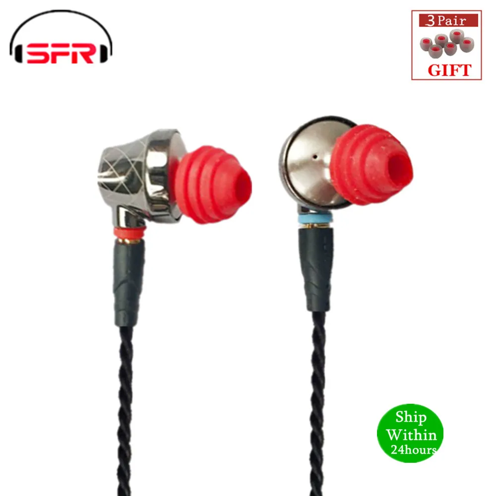 SENFER DT6 1DD + 1BA гибридные наушники вкладыши HIFI DJ для бега спортивные со съемным