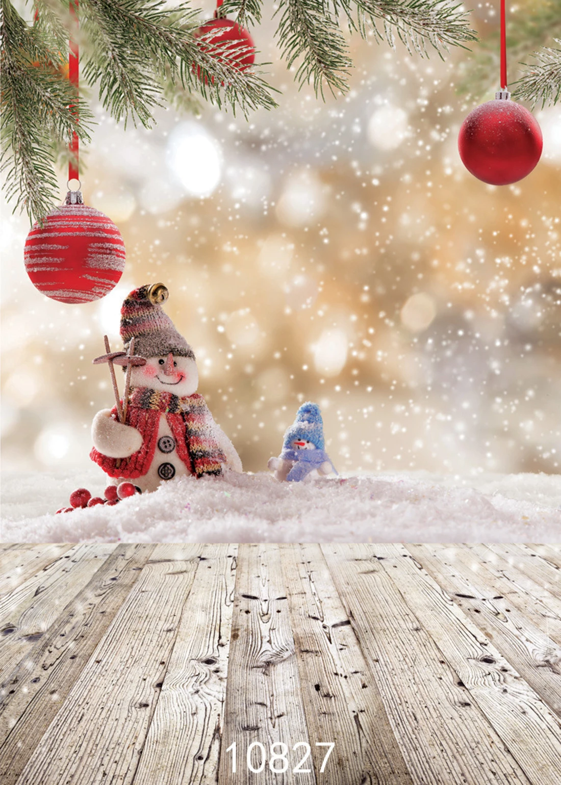 6.5X10FT-Christmas Party Decoration Photography Backdrops Snow Children Photo Studio Background 