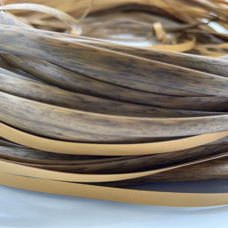 500g 70M Camel color synthetic rattan weaving material PE plastic rattan for knit and repair chair table synthetic