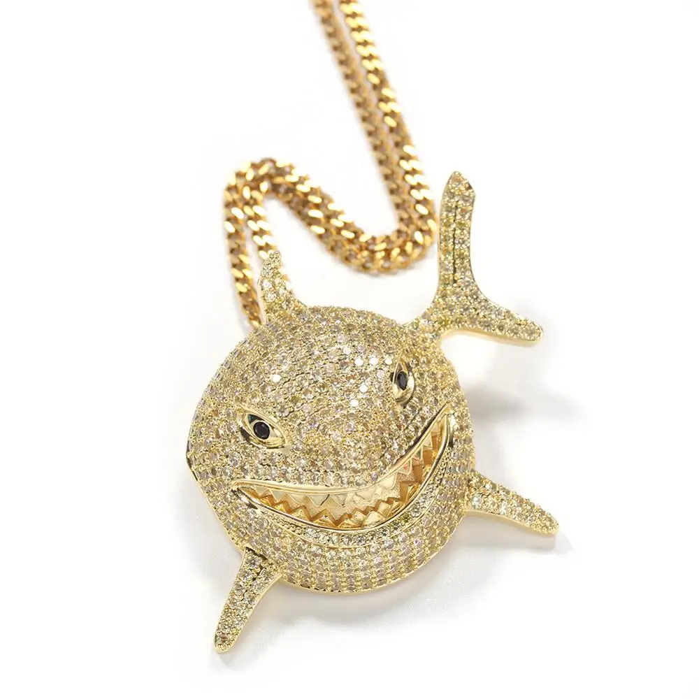 Fashion 6ix9ine Shark Pendant Necklace 