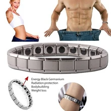 Bracelet magnétique amincissant pour hommes et femmes, chaîne à maillons, élastique, à la mode, perte de poids, maintien de la santé