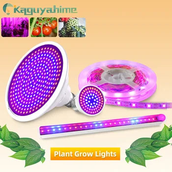 

Kaguyahime LED Grow Light E27 Lampada Full Spectrum LED Grow Lamp Growth 4W 30W Indoor Plant Lamp IR UV Flowering Hydroponics