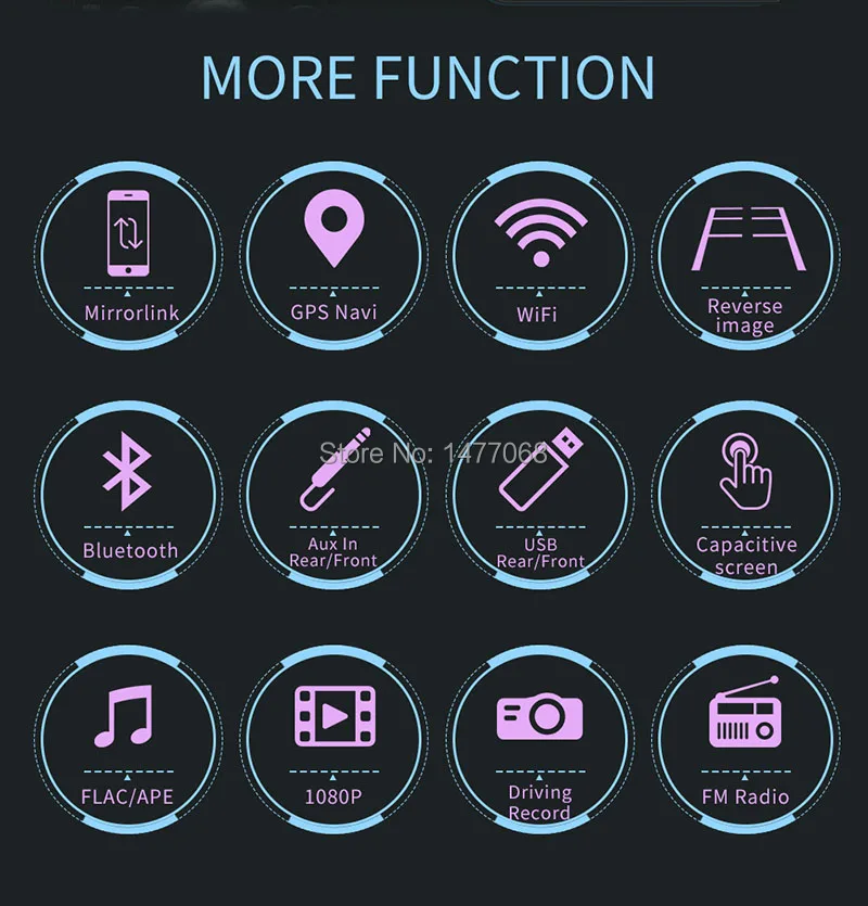 Автомобильный Android выдвижной 1 Din Авторадио gps Mirrorlink Bluetooth Handsfree Wifi " экран мультимедийный плеер головное устройство PHYEE 9702
