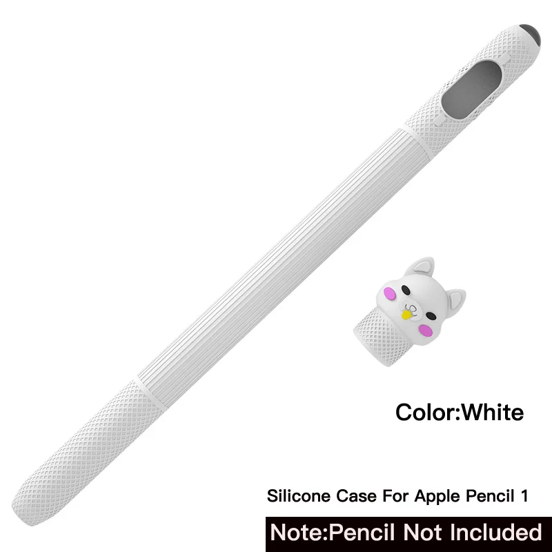 

Soft Silicone case For Apple Pencil 1 Cute Cartoon Case Compatible For iPad Tablet Touch Pencil 1st Protective Sleeve Cover
