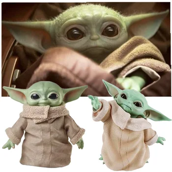

Yoda Baby Action Figure Toys Hot Anime Baby Yoda Figure Action Toys Yoda Master Figuras Dolls Toy Gifts for Children