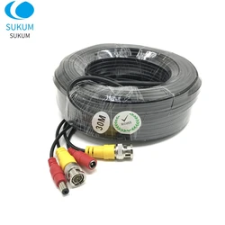 AHD Extension Cable DC Power BNC Cable Coaxial Connector For Analog AHD CCTV Camera System