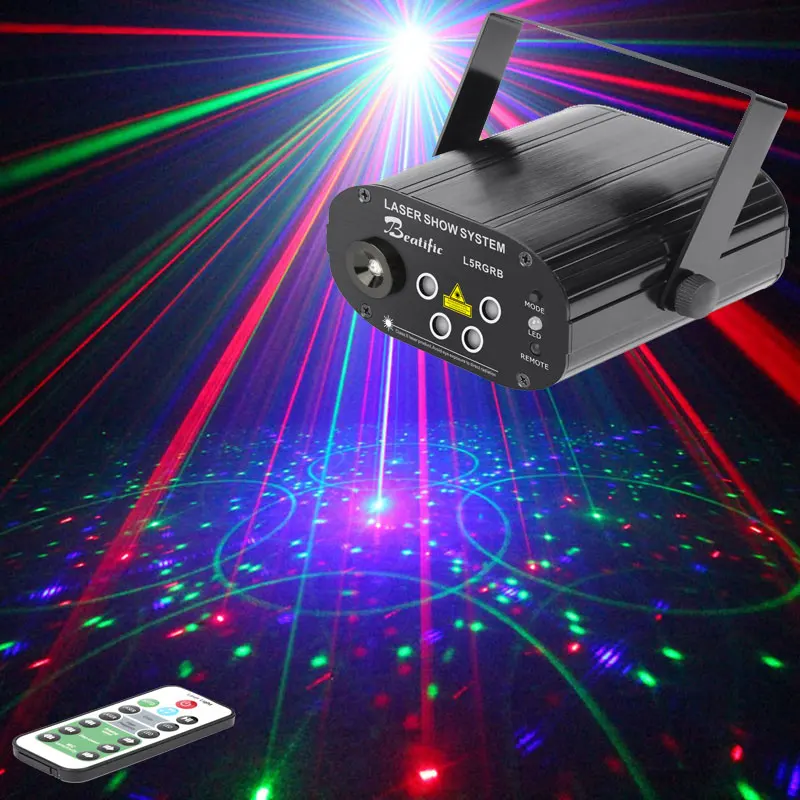 30W Sound Aktiv LED Laser Bühnenlicht Effekt RGB Show Disco DJ Party Bar Licht 