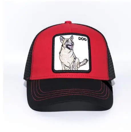 С биркой broidery DOG-3 Snapback бейсболка для дальнобойщика козырек животных фермы