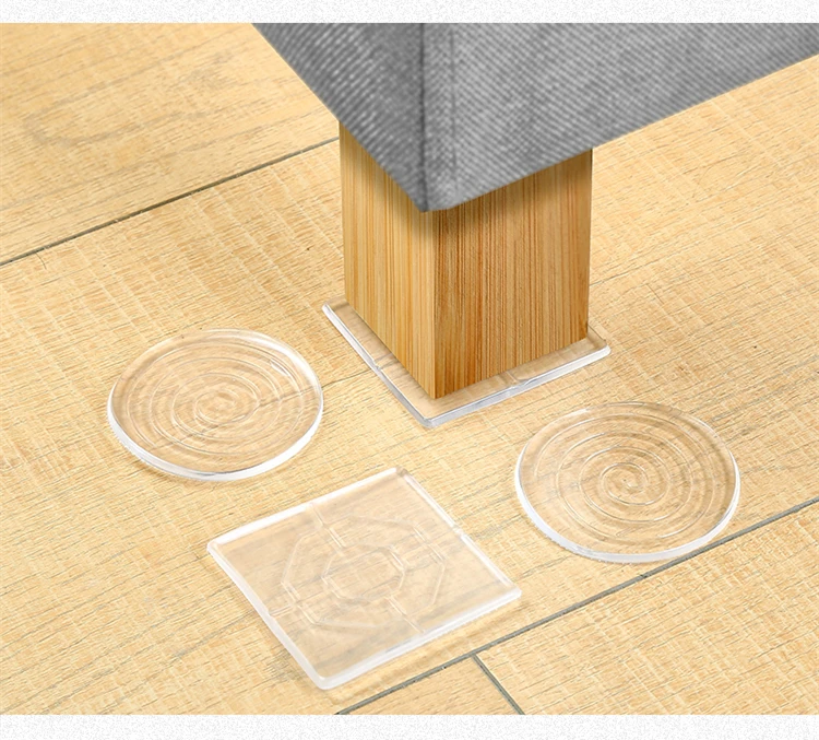 4Pc Furniture Silicon Protector Table Mat Anti Slip Shock Proof Pad Cups Chair Leg Protectors Silicone Feet Floor Legs Pads Sofa