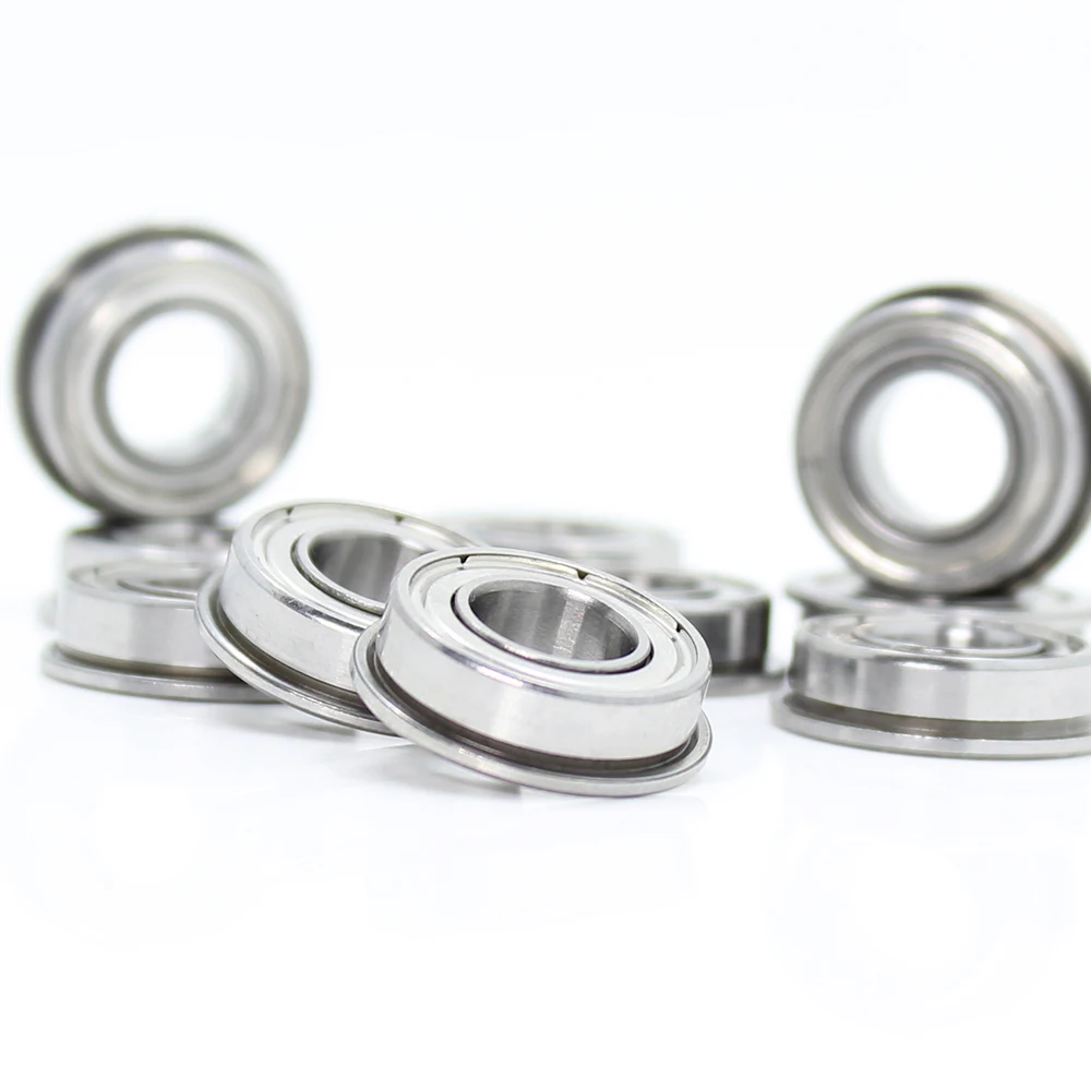 F688ZZ Bearing ABEC-5 10PCS 8*16*5 mm Flanged F688Z Ball Bearings F688 ZZ F618/8ZZ f688 2rs bearing 8 16 5 mm 10pcs abec 1 miniature flanged f688rs ball bearings lf 1680dd f688 rs