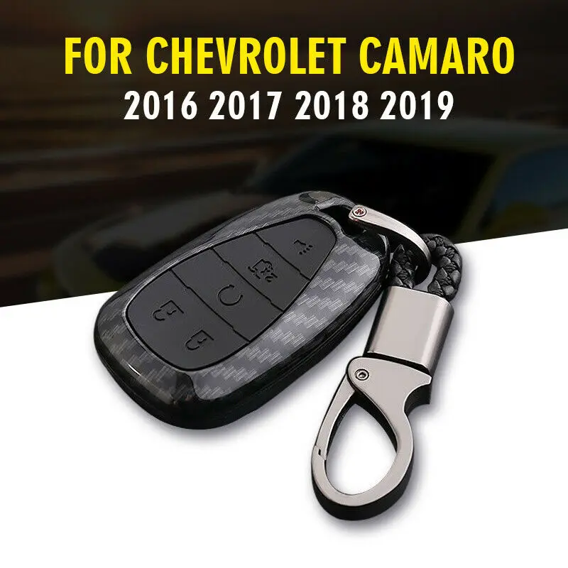 Кольцо для ключей, чехол для грузовика, аксессуары для Chevrolet Camaro, автомобильный держатель, ABS черный чехол, новинка