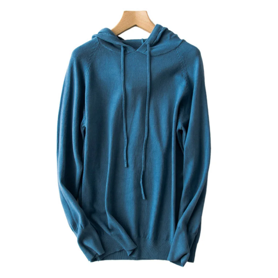 

Sisjuly Vintage Women White Hooded Leisure Sweater Warm Knit Clothing Casual Solid Color Punk Fit And Flare Pullover Knit