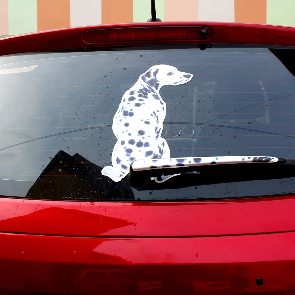 Scheibenwischer Hund Aufkleber dog Heck Hunde Funny Auto decal