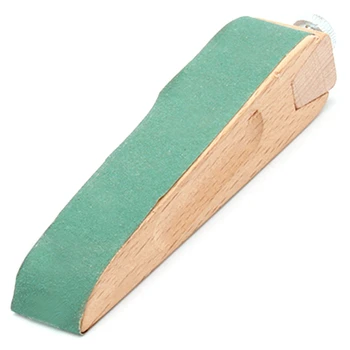 

Handmade Leather Diy Wooden Sandpaper Sandpaper Sanding Block Vegetable Tanned Leather Edge Banding Grinding Edge Treatment