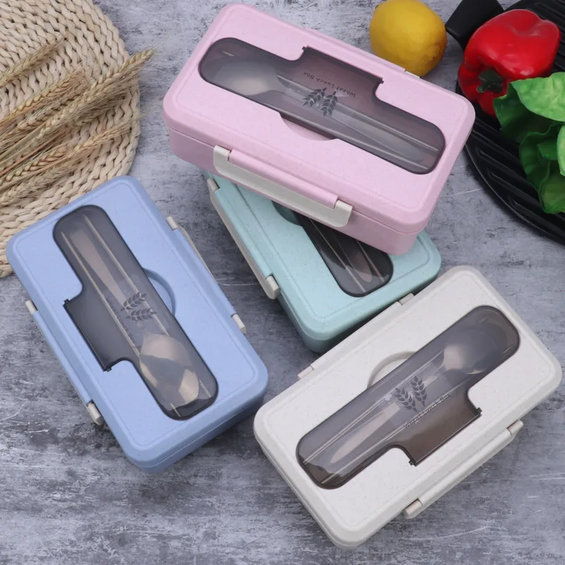 Lunch Box for Kids Leakproof Lunch Box Japanese Style Food Containers Sandwich Lunch Box Kids Kitchen Accessories