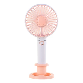 

Handheld Mini Fan, Portable Rechargeable Mini Personal Electric USB Fan with Desk Stand