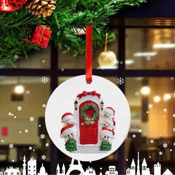 

2020 Christmas Ornaments Hanging Decoration Gift Product Personalized Family christmas tree ornaments boze narodzenie