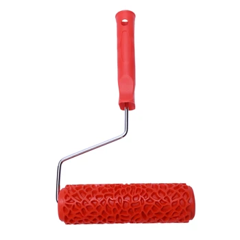 

Promotion! 7Inch Embossed Painting Roller with Plastic Handle for Wall Decor - EG317T_Stone