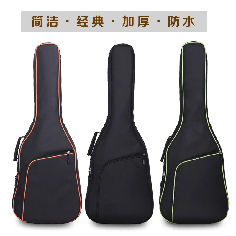 Оксфорд ткань футляр для электрогитары носки для девочек Gig Bag двойные ремни Pad 8 мм хлопок утолщение мягкий чехол рюкзак