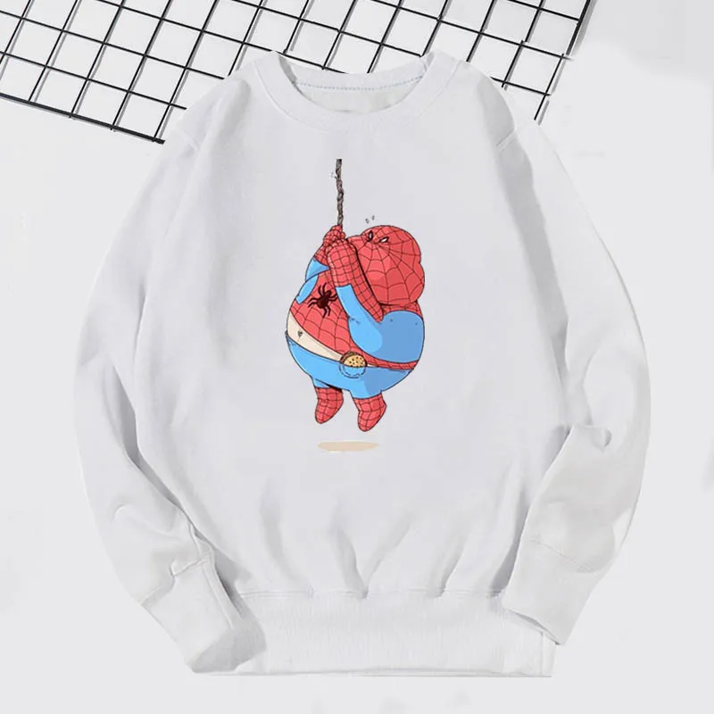 Новая Spider-man Дэдпул, зимняя одежда для маленьких девочек, Свитера для мальчиков, милые толстовки с супергероями для малышей, детская повседневная верхняя одежда с капюшоном