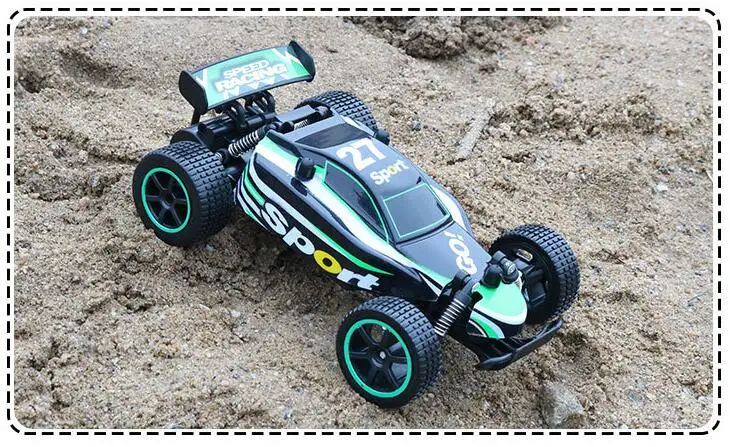 1:20 Bluetooth пульт дистанционного управления 2,4G радио управление RC автомобиль игрушки багги скоростные грузовики внедорожные Грузовики Игрушки для детей - Цвет: Зеленый