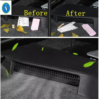 

Yimaautotrims Auto Accessory Seat Under Heat Floor Air AC Duct Vent Outlet Dust Plug Cover Kit Fit For Volvo V60 S60 2013 - 2018