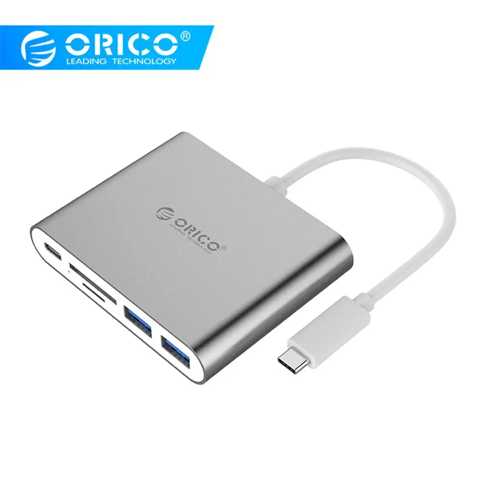 Cena Orico USB HUB USB C do hdmi VGA type c pd adapter do ładowania stacji dokującej dla MacBook Pro Huawei akcesoria typ C USB 3.0 Splitter HUB
