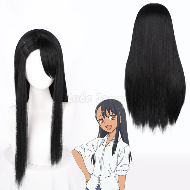 Nagatoro Hayase Cosplay Wig Anime Ijiranaide Nagatoro-san Cosplay Hsiu  Natural Black Long Hair+free Gift Brand Wig Cap - Cosplay Costumes -  AliExpress