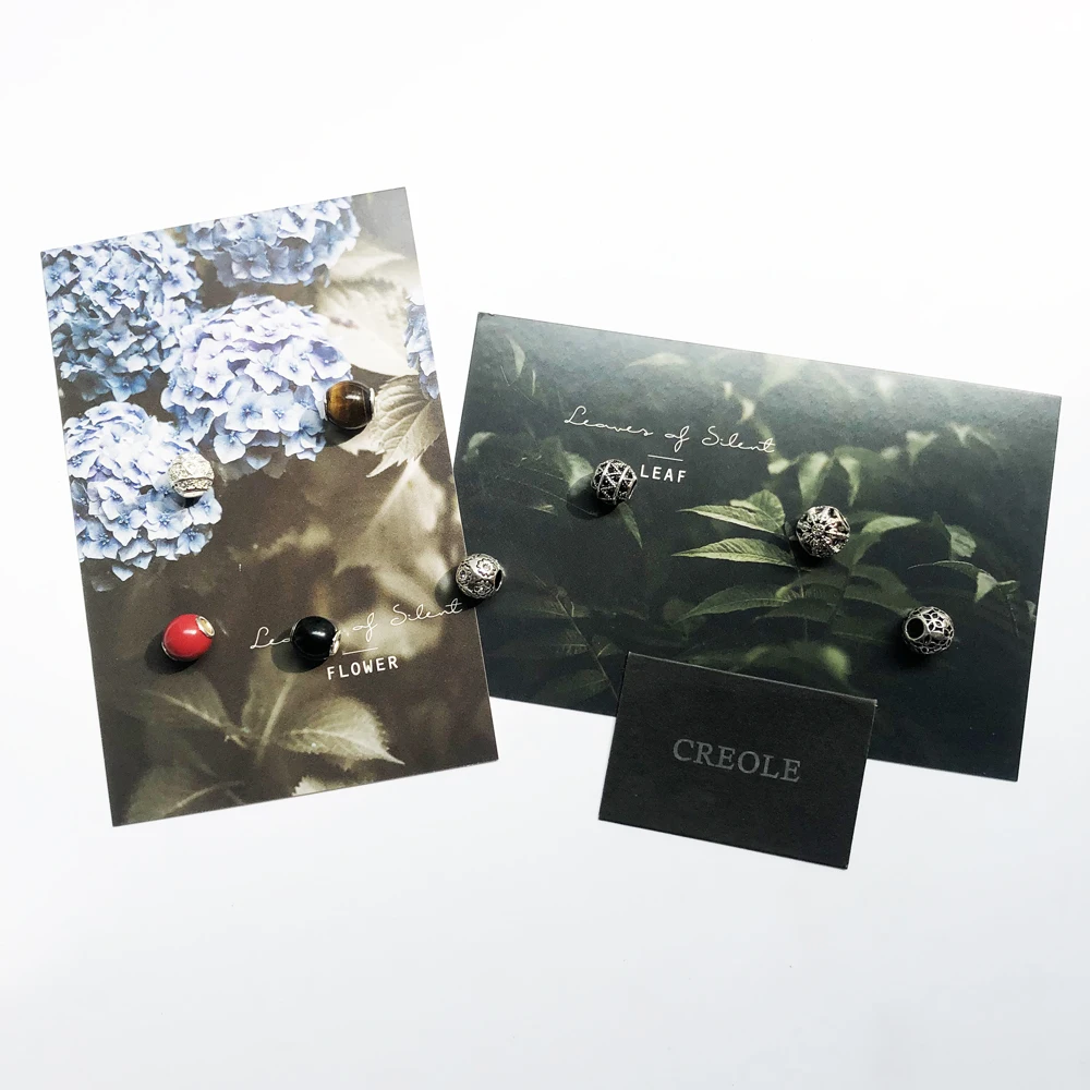 Женские и мужские Подвески Karma черные красные бусины с цветком тигрового глаза