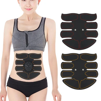 

Smart Abdominal Muscle Trainer Sticker Training Fitness Stimulator Abdominal Tool Muscle Stimulator Home Lazy Massager Equipment